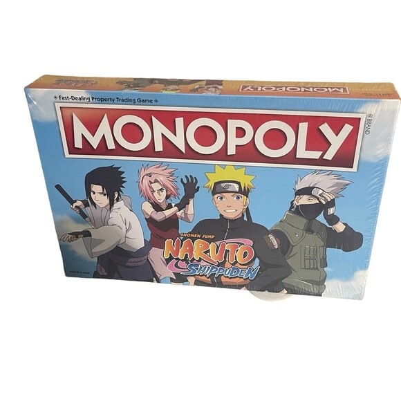 Monopoly Naruto Shippuden Shonen Jump Board Game (Sealed) - Picture 1 of 13